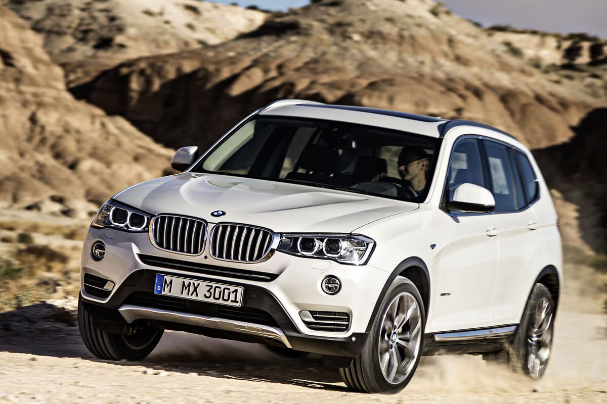 Afbeelding van BMW X3 per generatie 2010-2017