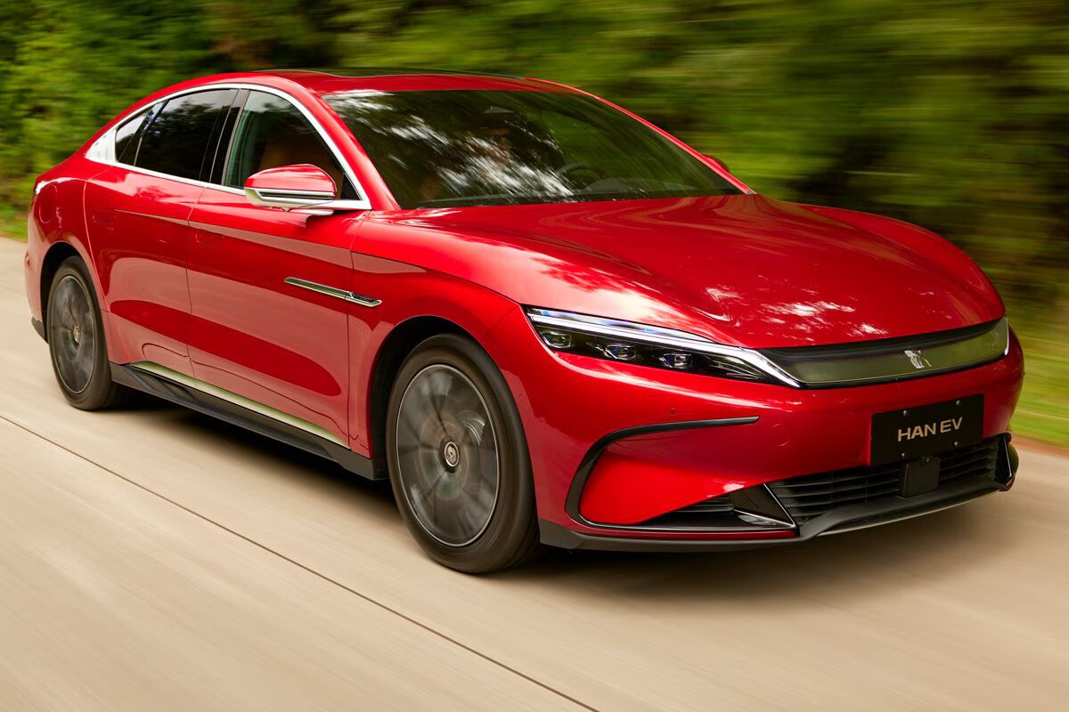 Afbeelding van BYD Han per generatie 2022-2024