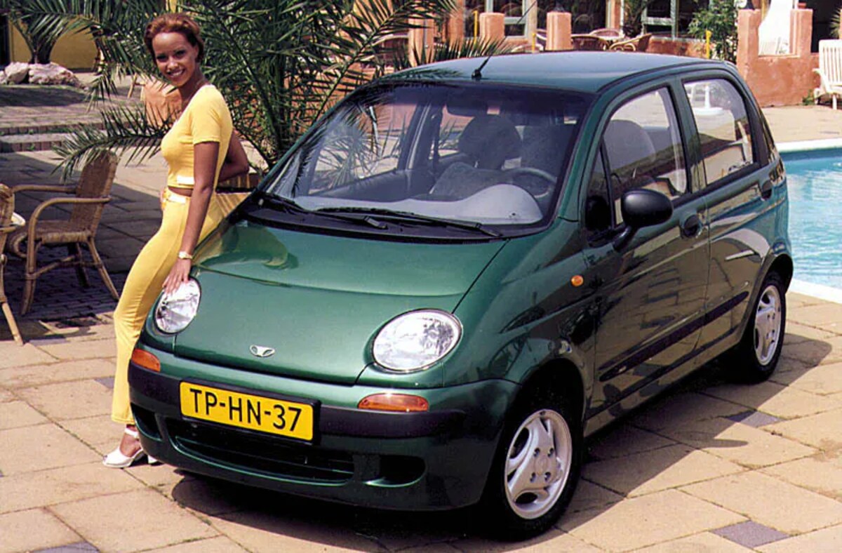 Afbeelding van Daewoo Matiz per generatie 1998-2004