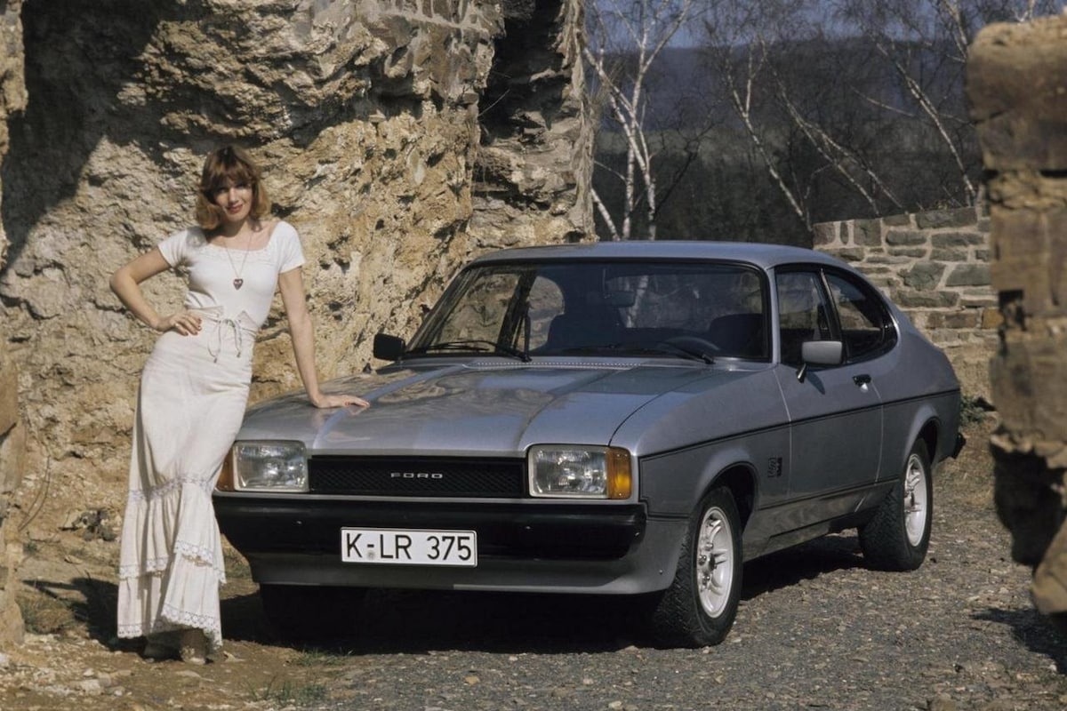 Afbeelding van Ford Capri per generatie 1974-1978