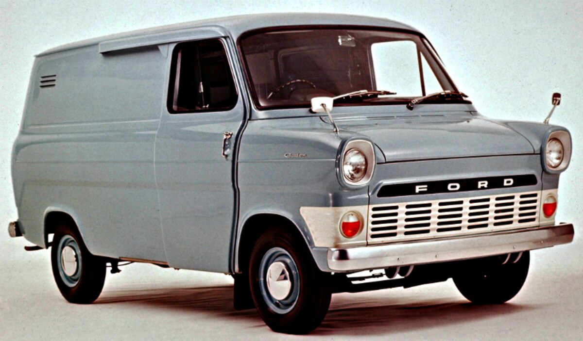 Afbeelding van Ford Transit per generatie 1965-2000