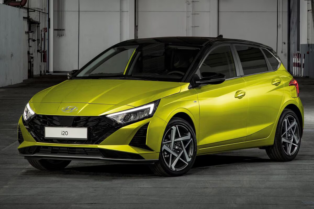 Afbeelding van Hyundai i20 per generatie 2020+