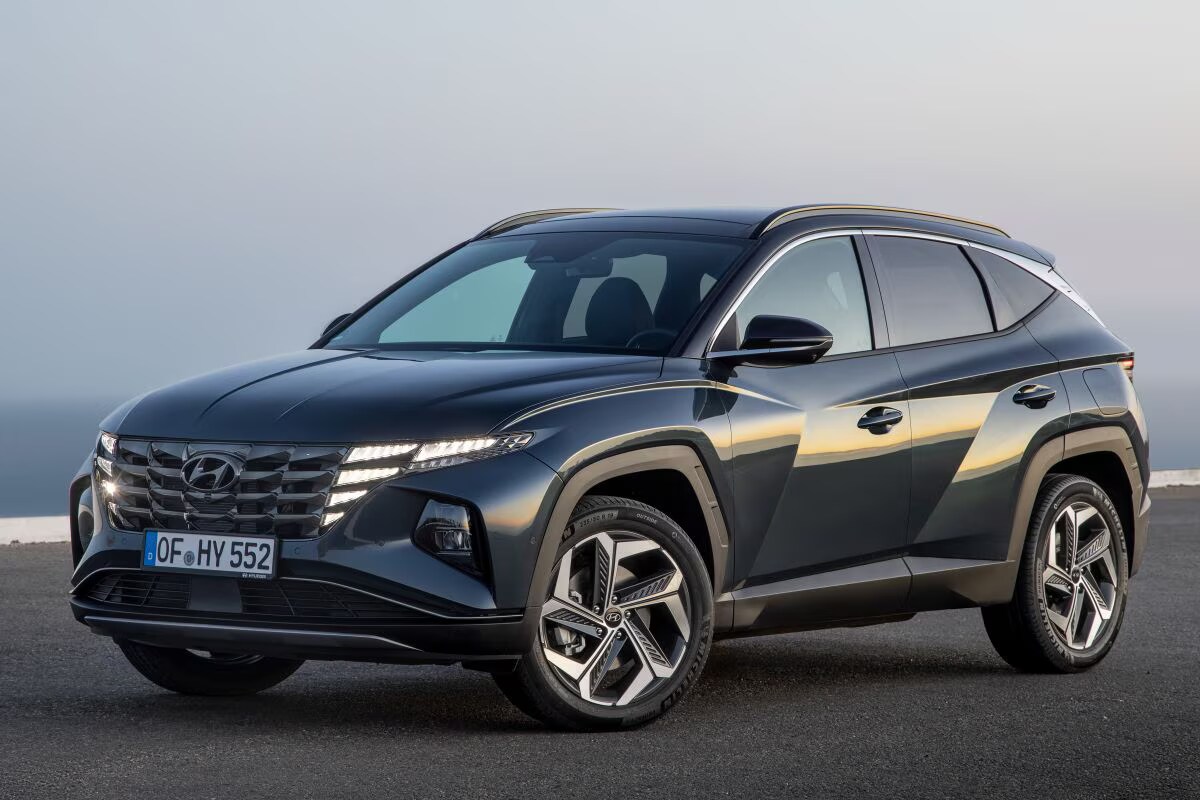 Afbeelding van Hyundai Tucson per generatie 2020 +
