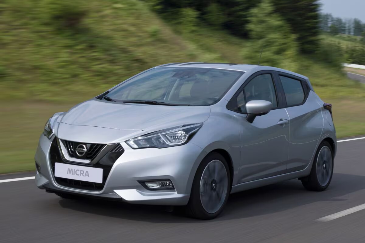 Afbeelding van Nissan Micra per generatie 2017 - 2023