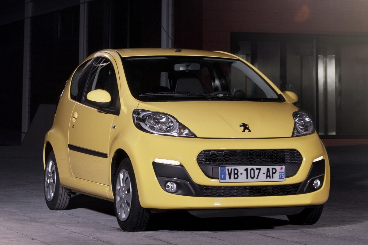 Afbeelding van Peugeot 107 per generatie 2005-2014