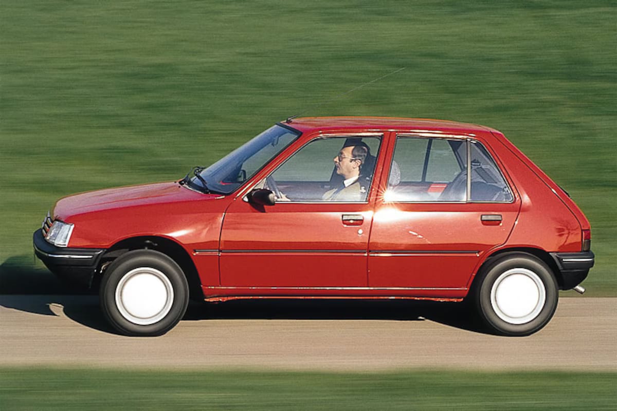 Afbeelding van Peugeot 205 per generatie 1983 - 1998