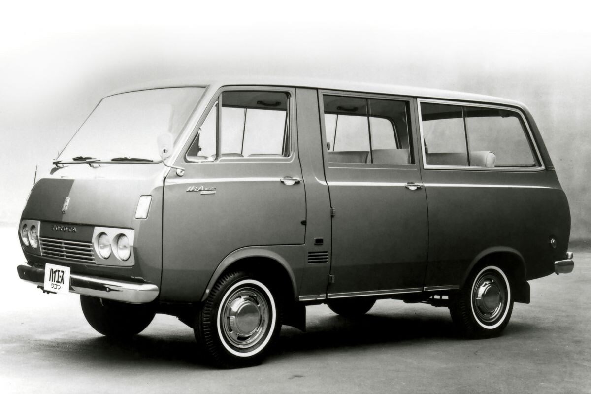 Afbeelding van Toyota HiAce per generatie 1967-1995