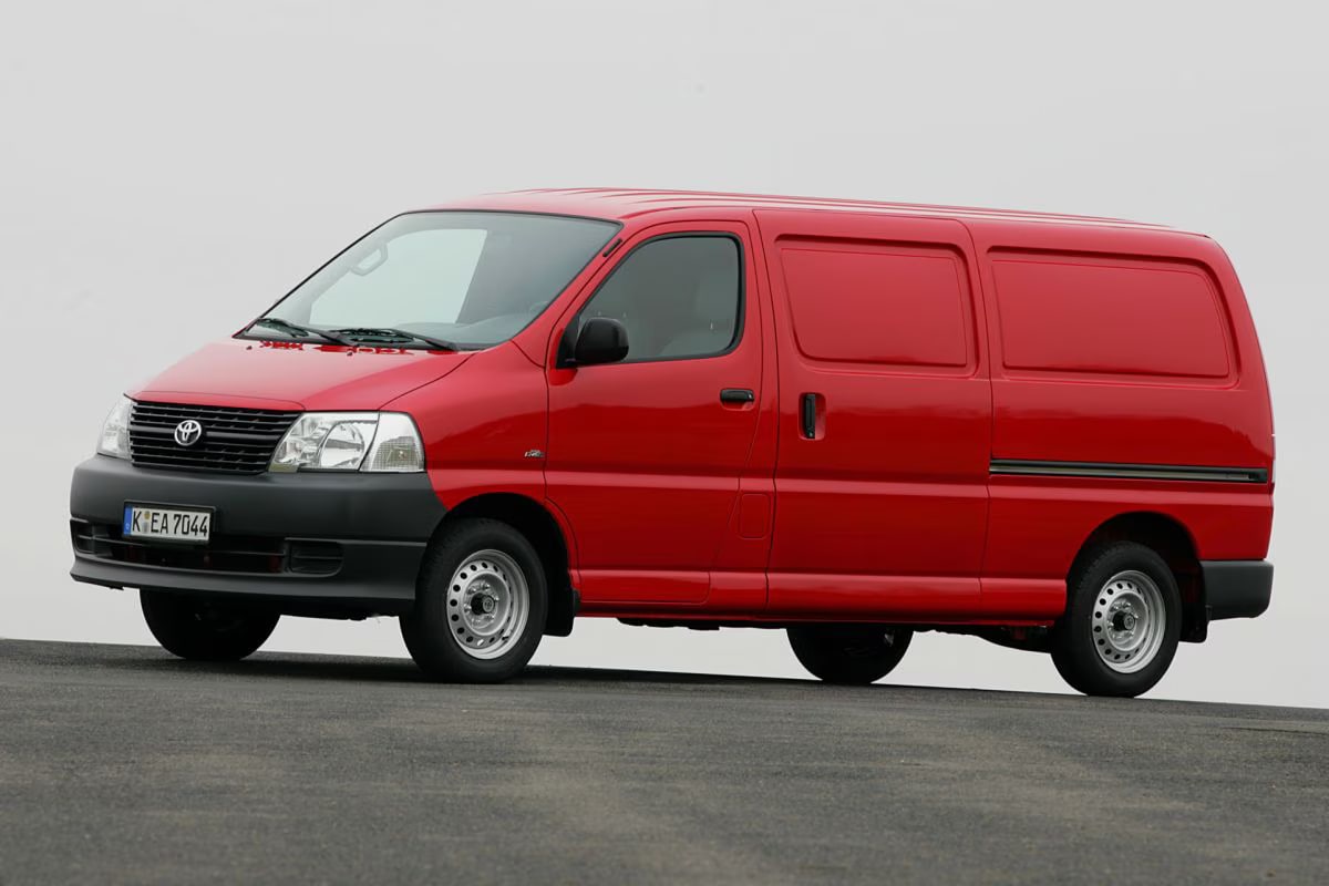 Afbeelding van Toyota HiAce per generatie 1989-2012
