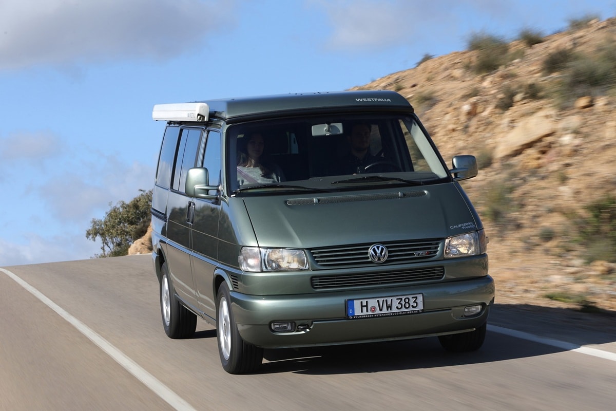 Afbeelding van Volkswagen California per generatie 1990-2003