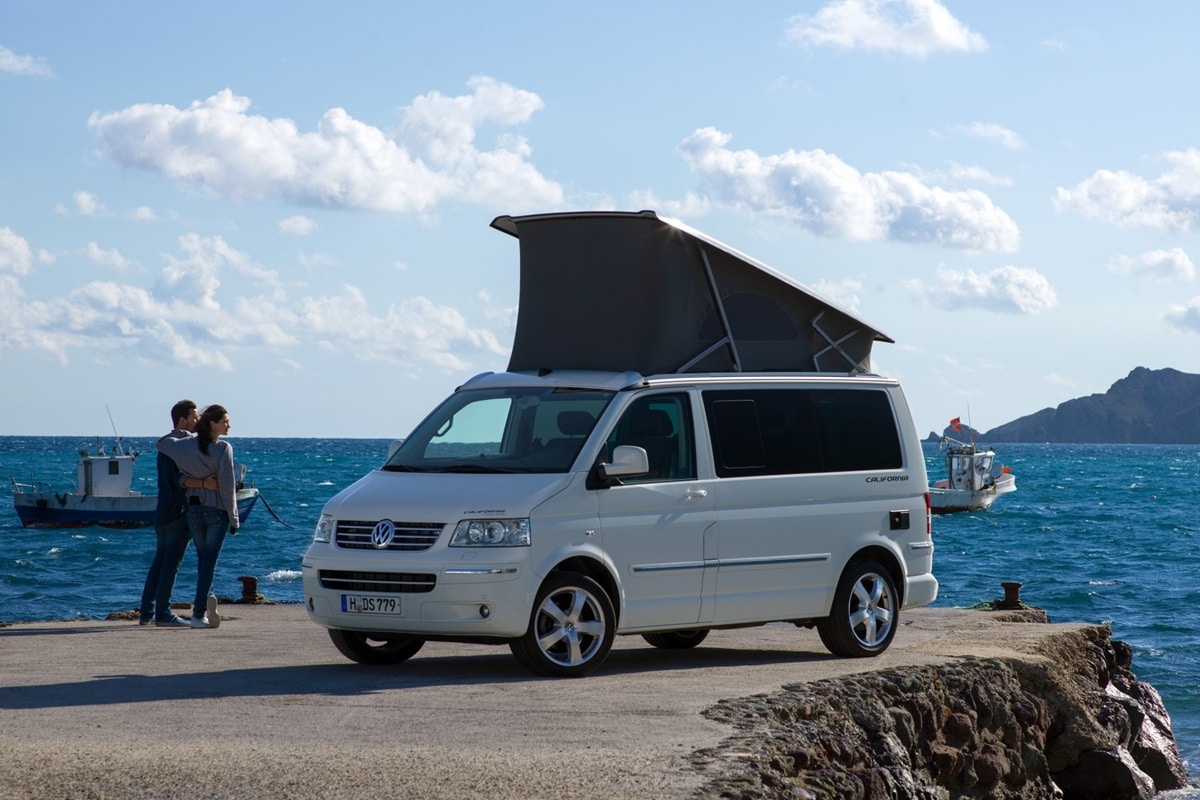 Afbeelding van Volkswagen California per generatie 2004-2015